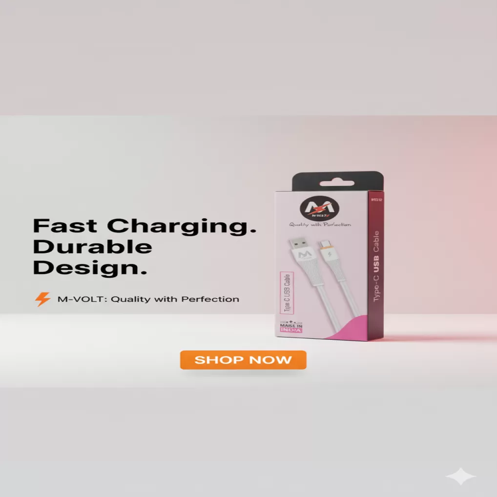 M-volt Type-C Vooc Cable