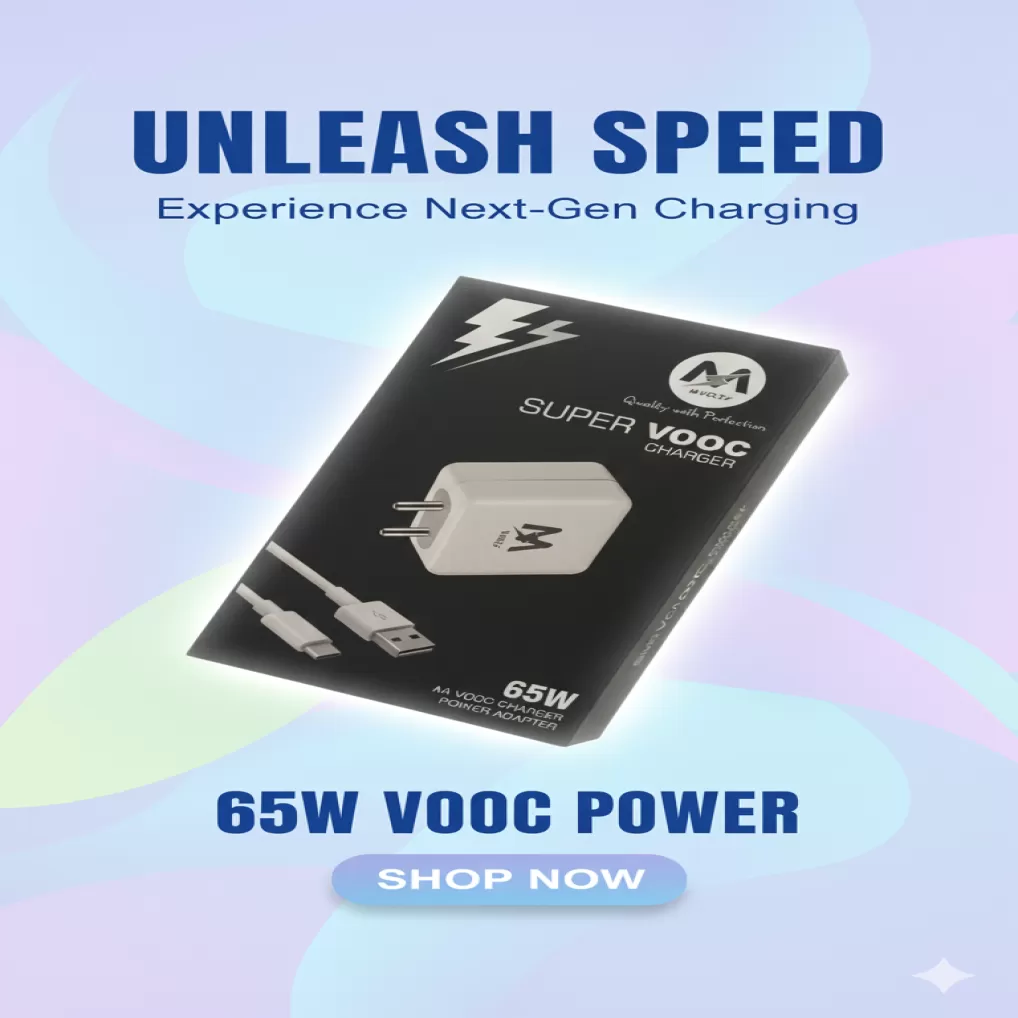 Mvolt 65watt super vocc Mobile Charger