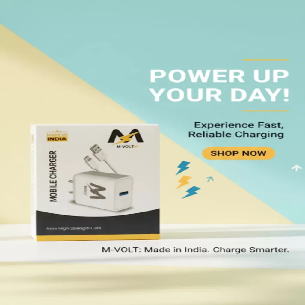 M-volt Single Usb wall Charger