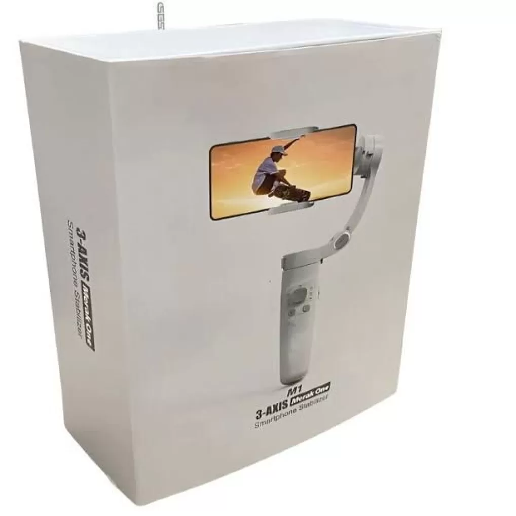 M1 Foldable 3-Axis Gimbal Stabilizer for Vlogging & Travel with 2500mAh Battery