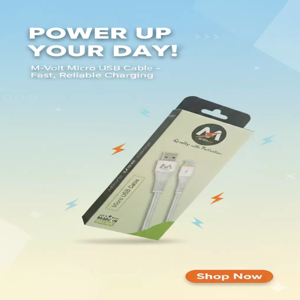 M-VolT Micro USB Data Cable Fast Charging Support