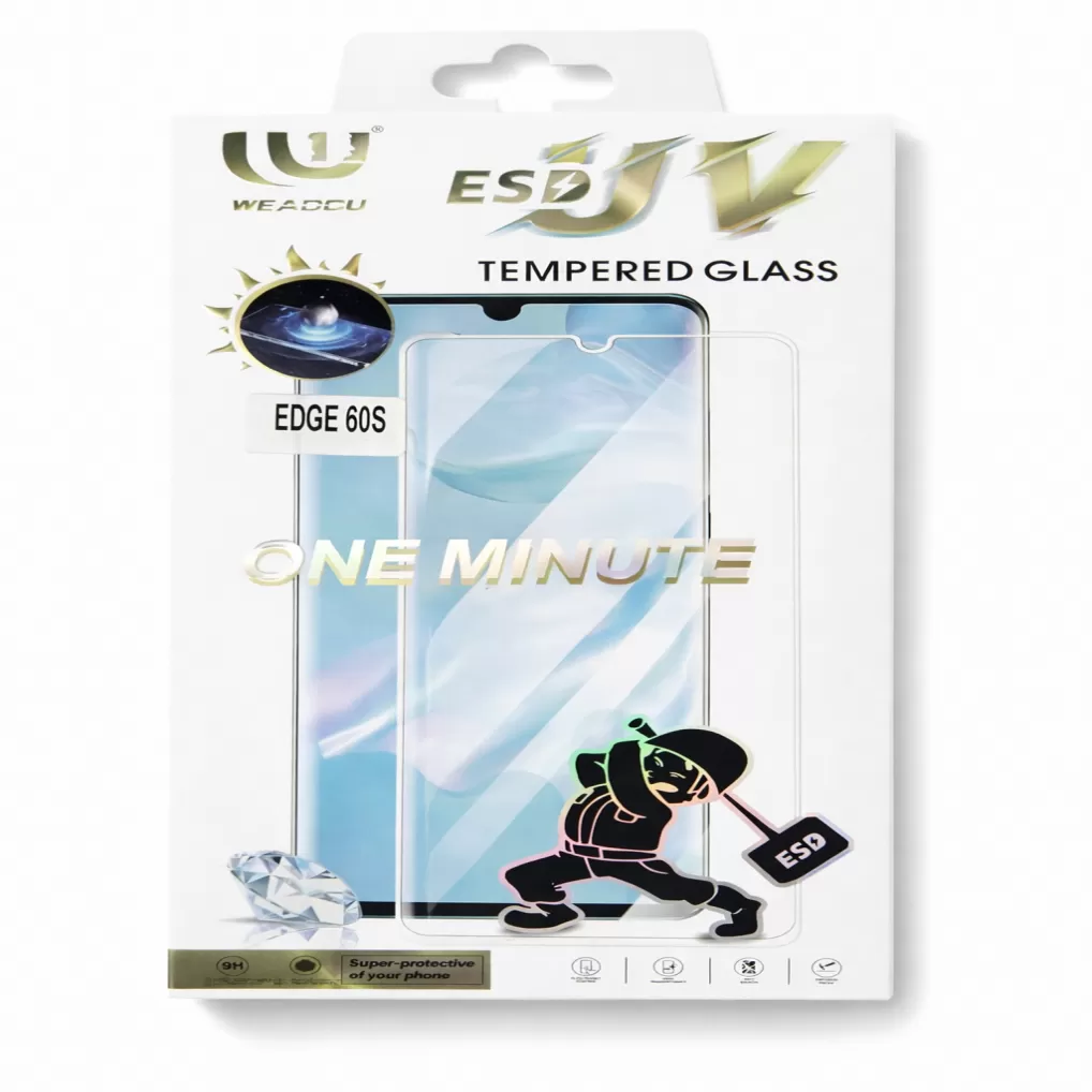 ESD UV Tempered Glass for Edge 60S – Premium Screen Protector
